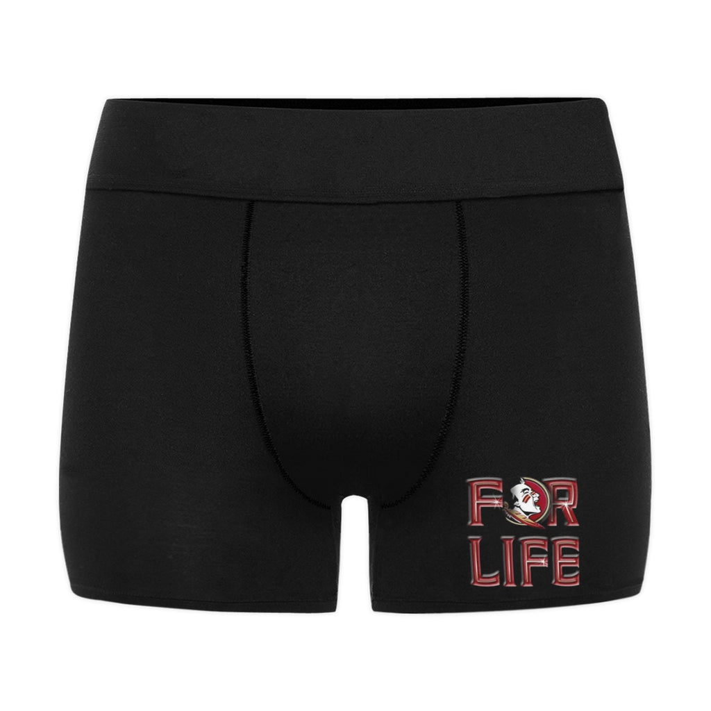 NDO Designs-FSU Football-Florida State-Men's Boxer Briefs with Custom Waistband (L10)