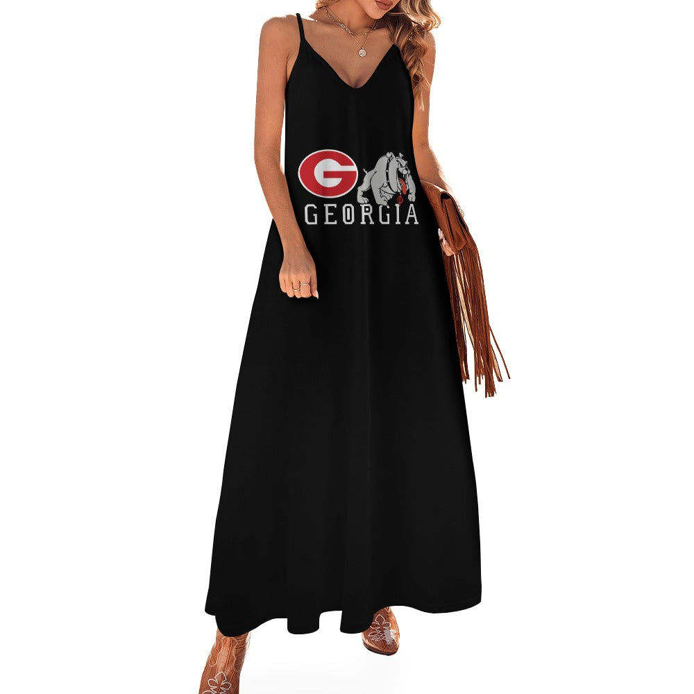 NDO Designs-Georgia Bulldogs-GA-Sling Ankle Long Dress