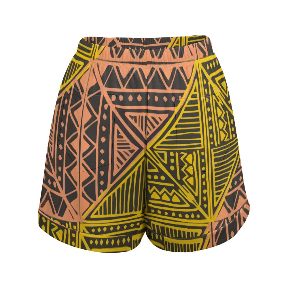 NDO Designs HP High Waist Loose Elastic Waist Shorts