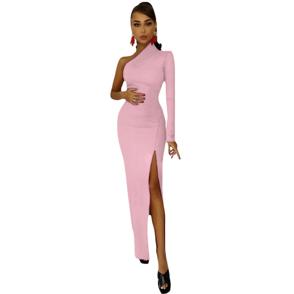 NDO Designs Half Sleeve Slit Dress