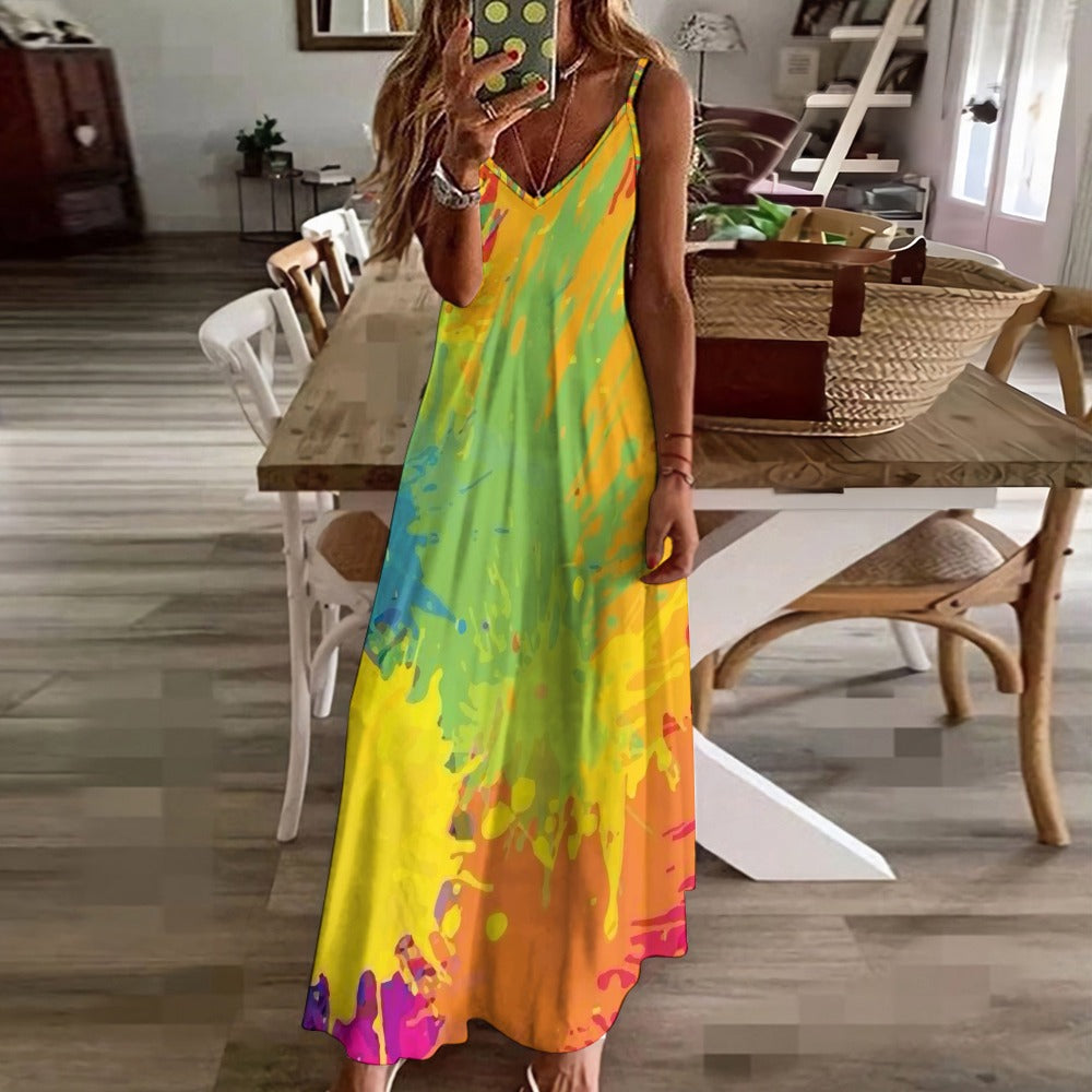 NDO Designs-Sling Ankle Long Dress