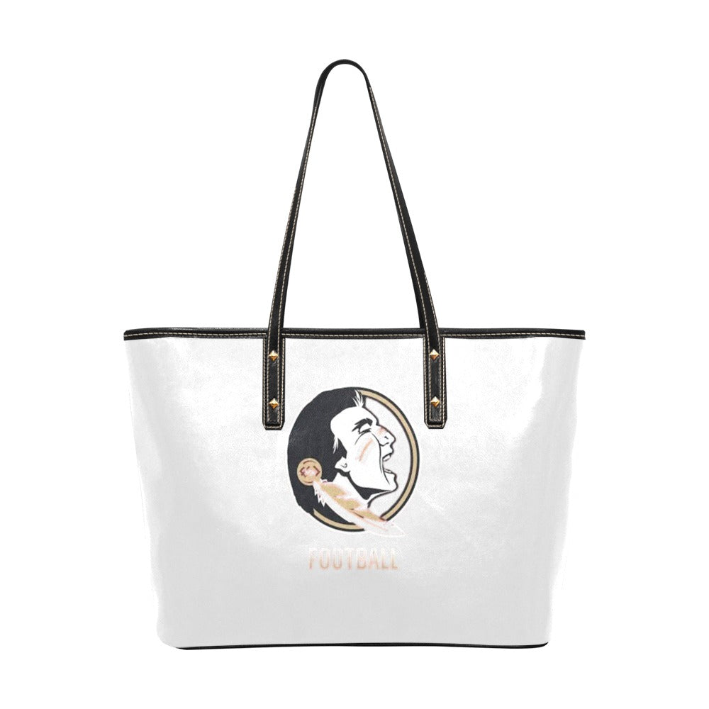 NDO Designs-FSU Seminoles Football-PU Leather Tote Bag