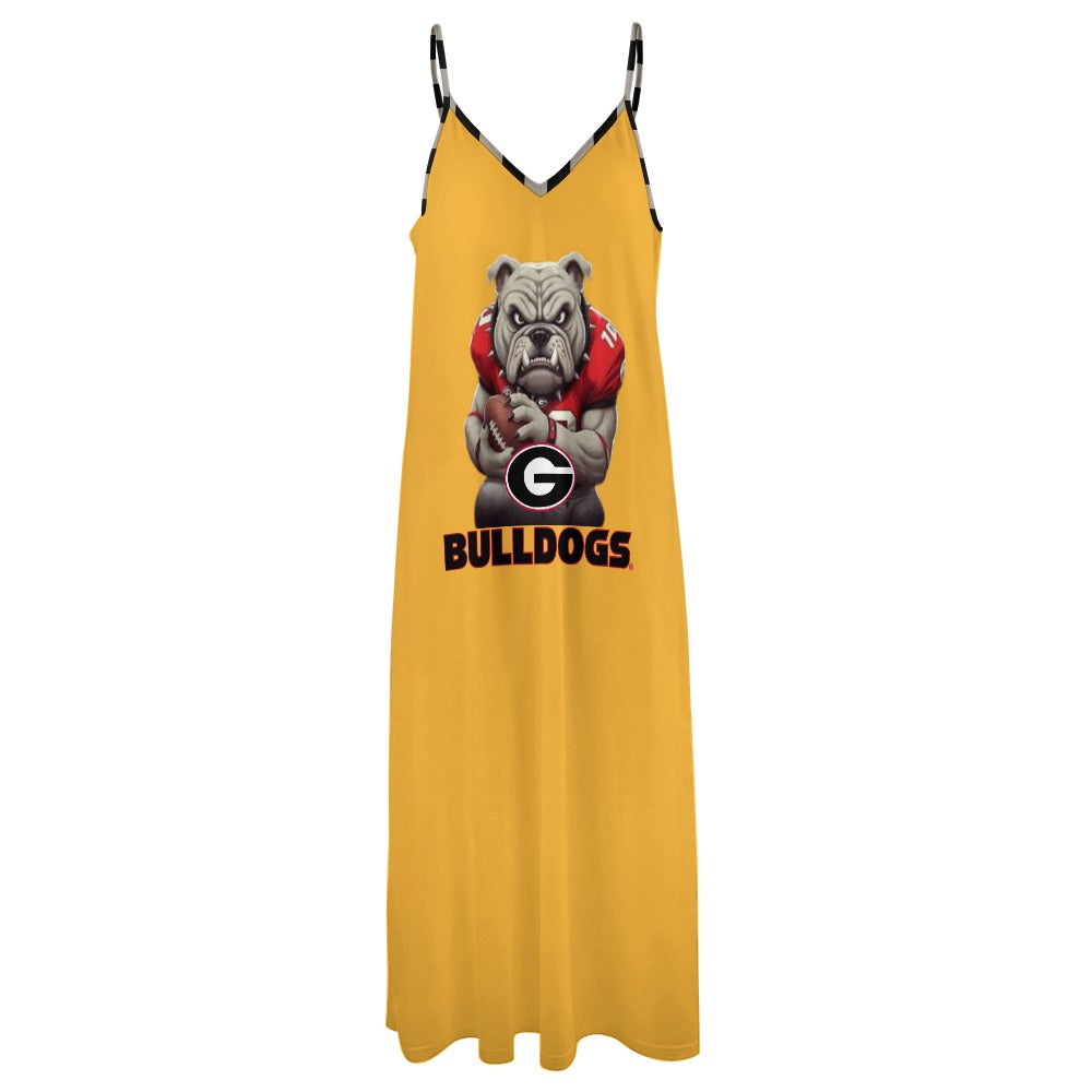 NDO Designs-Georgia Bulldogs-GA-Sling Ankle Long Dress