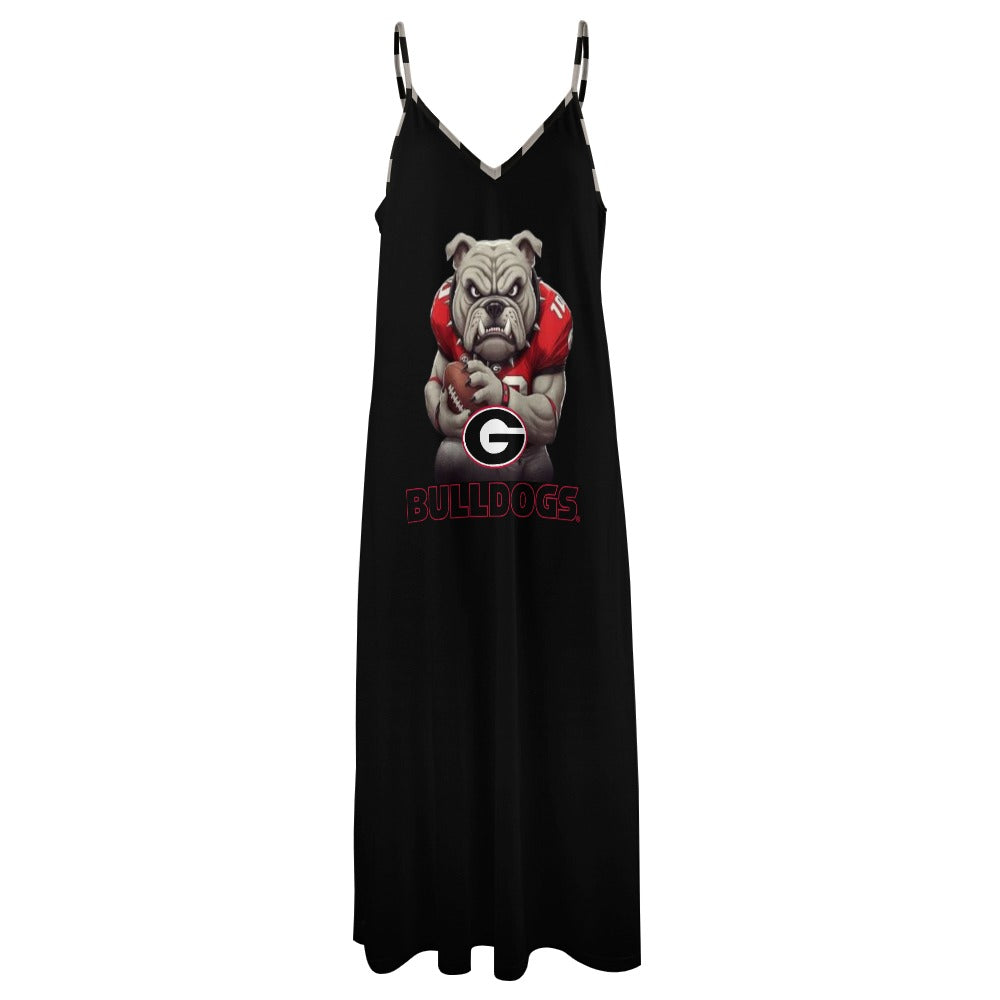 NDO Designs-Georgia Bulldogs-GA-Sling Ankle Long Dress