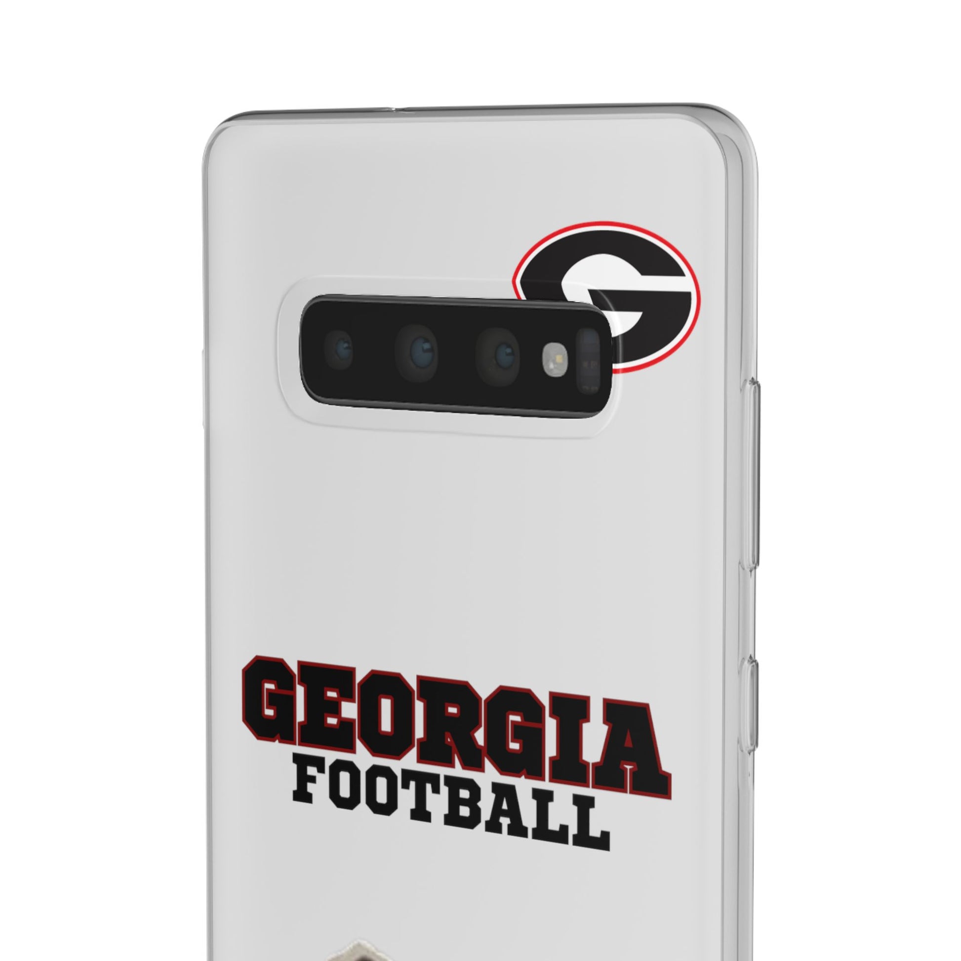 Bulldog Flexi Case for Georgia Fans, Sports Phone Cover, Football Gift, Personalized Phone Case, Pet Lovers Accessory