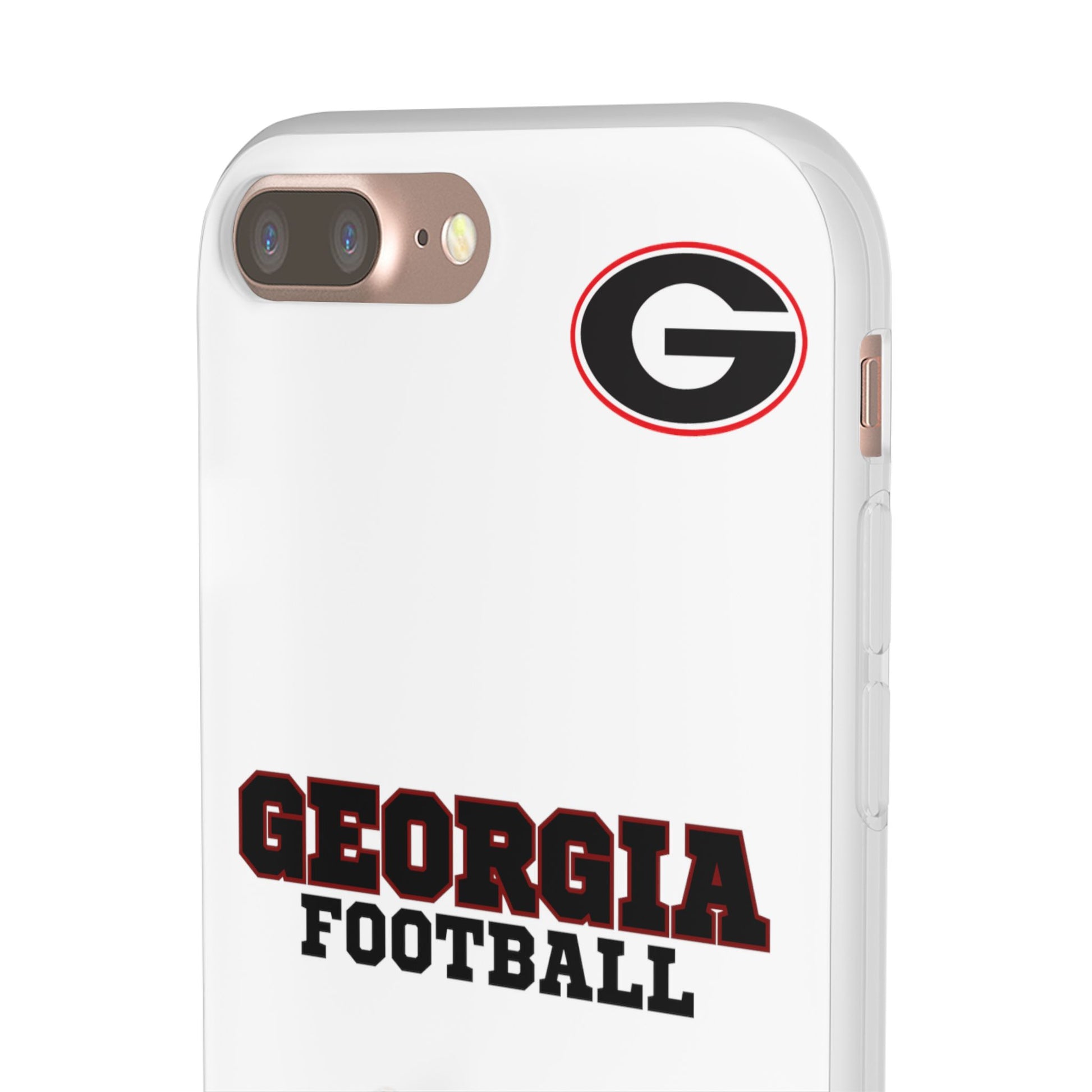 Bulldog Flexi Case for Georgia Fans, Sports Phone Cover, Football Gift, Personalized Phone Case, Pet Lovers Accessory