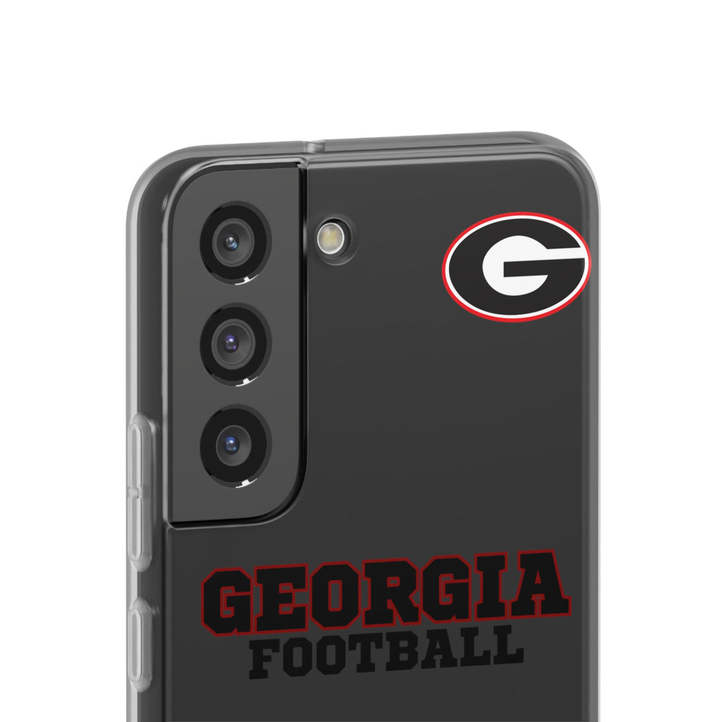 Bulldog Flexi Case for Georgia Fans, Sports Phone Cover, Football Gift, Personalized Phone Case, Pet Lovers Accessory