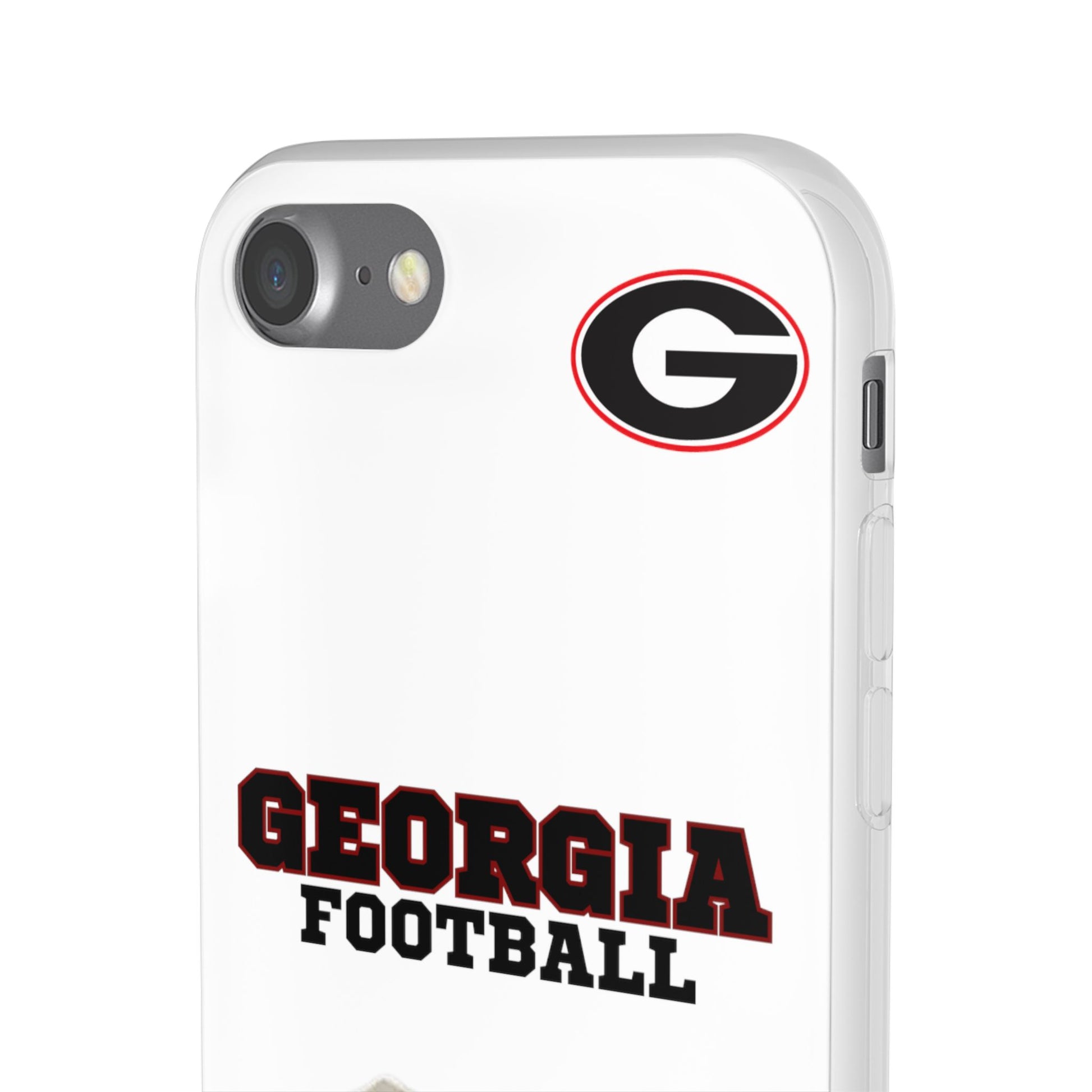 Bulldog Flexi Case for Georgia Fans, Sports Phone Cover, Football Gift, Personalized Phone Case, Pet Lovers Accessory