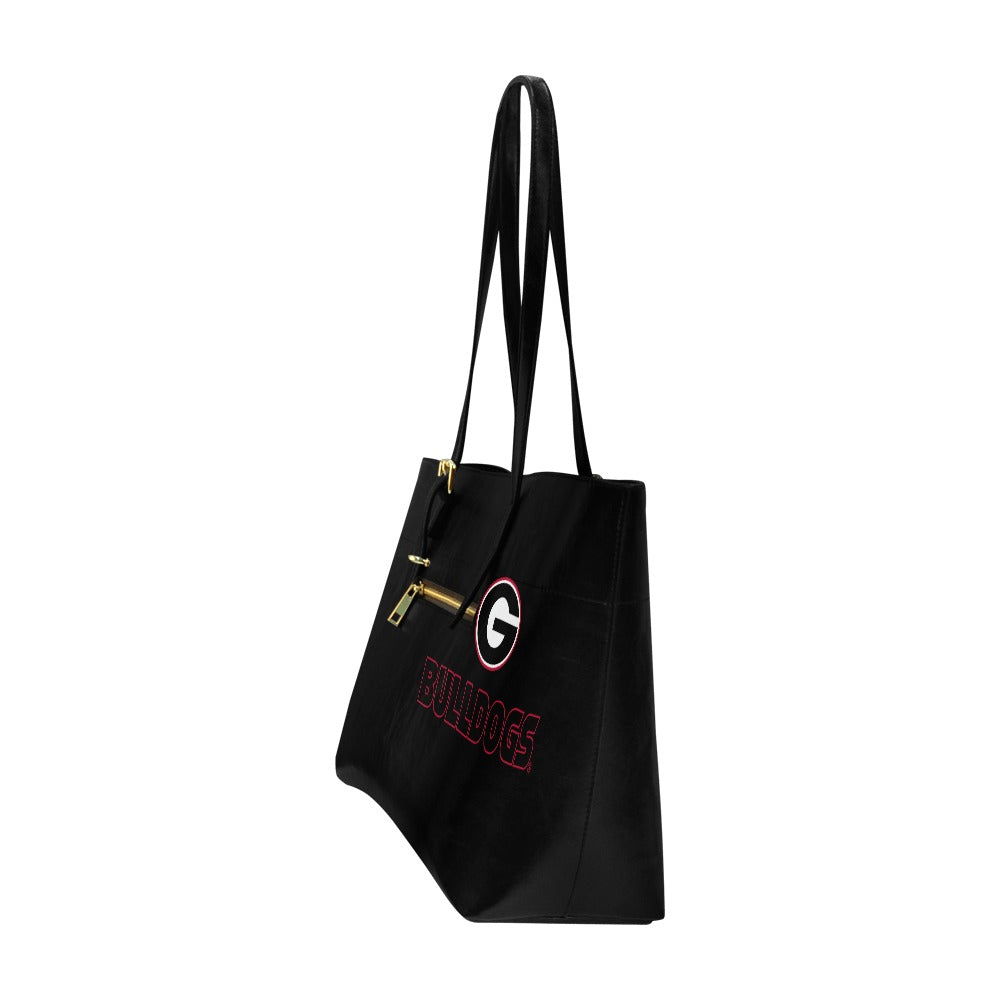 NDO Designs-GA Bulldogs-Euramerican Tote Bag (Model1656) (Large)