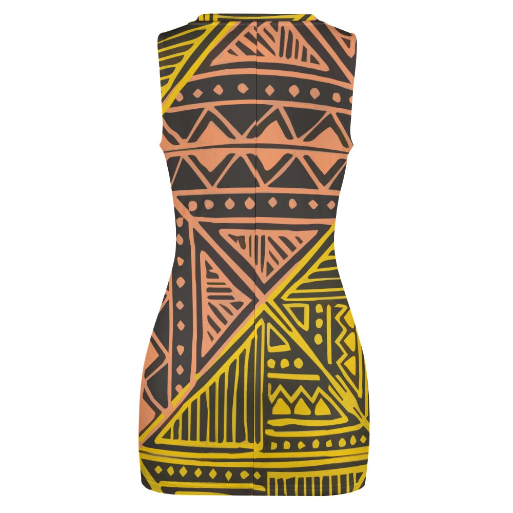 Navel-Baring Cross-Fit Hip Skirt