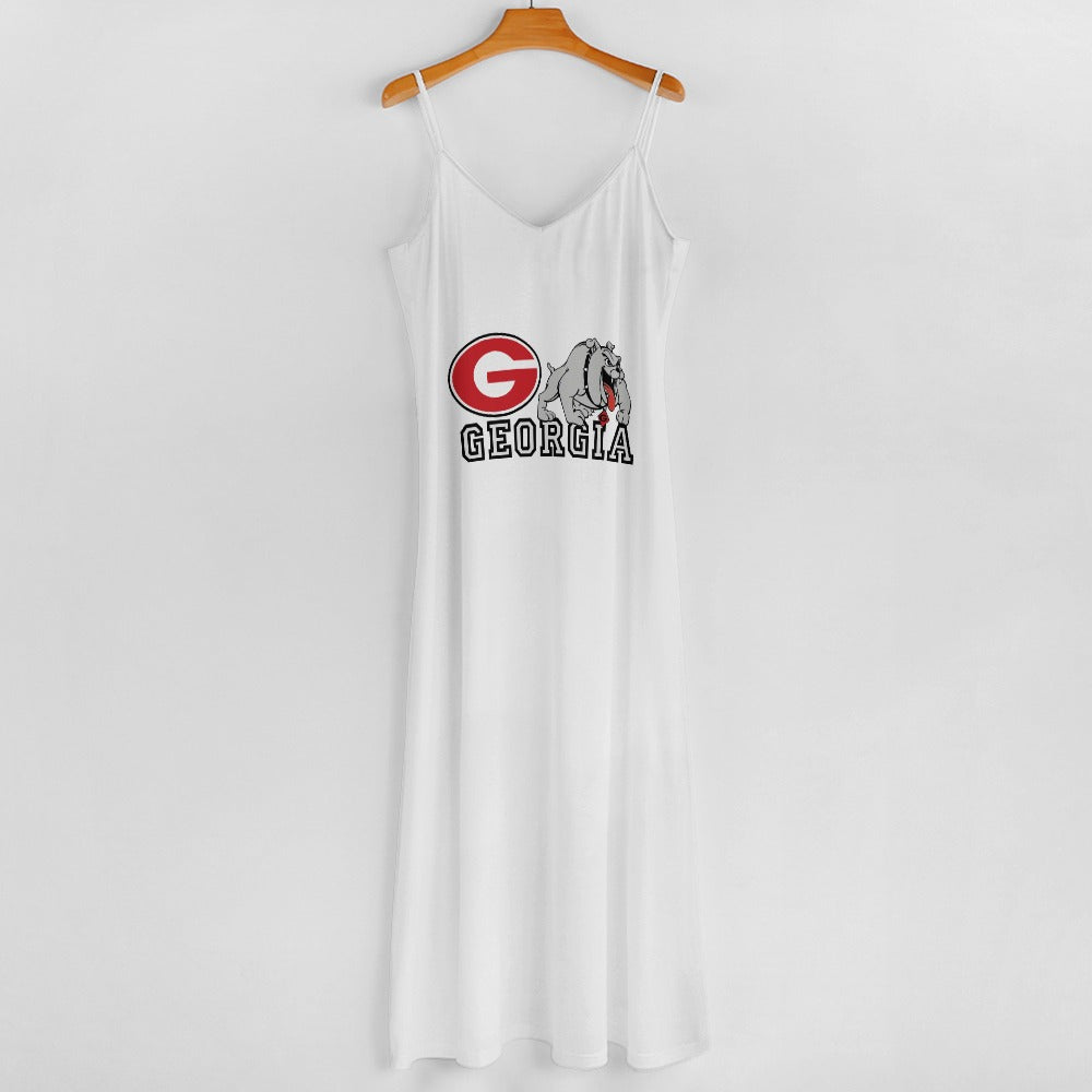 NDO Designs-Georgia Bulldogs-GA-Sling Ankle Long Dress