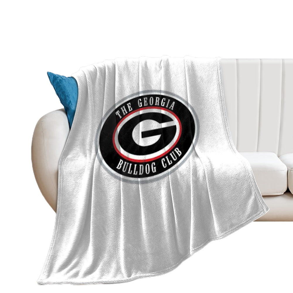 NDO Designs-GA Bulldogs Super Soft Flannel Blanket Multiple Sizes