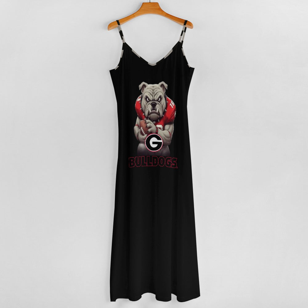 NDO Designs-Georgia Bulldogs-GA-Sling Ankle Long Dress