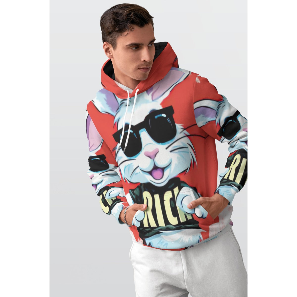 NDO Designs-All-Over Print Men's Thicken Pullover Hoodie