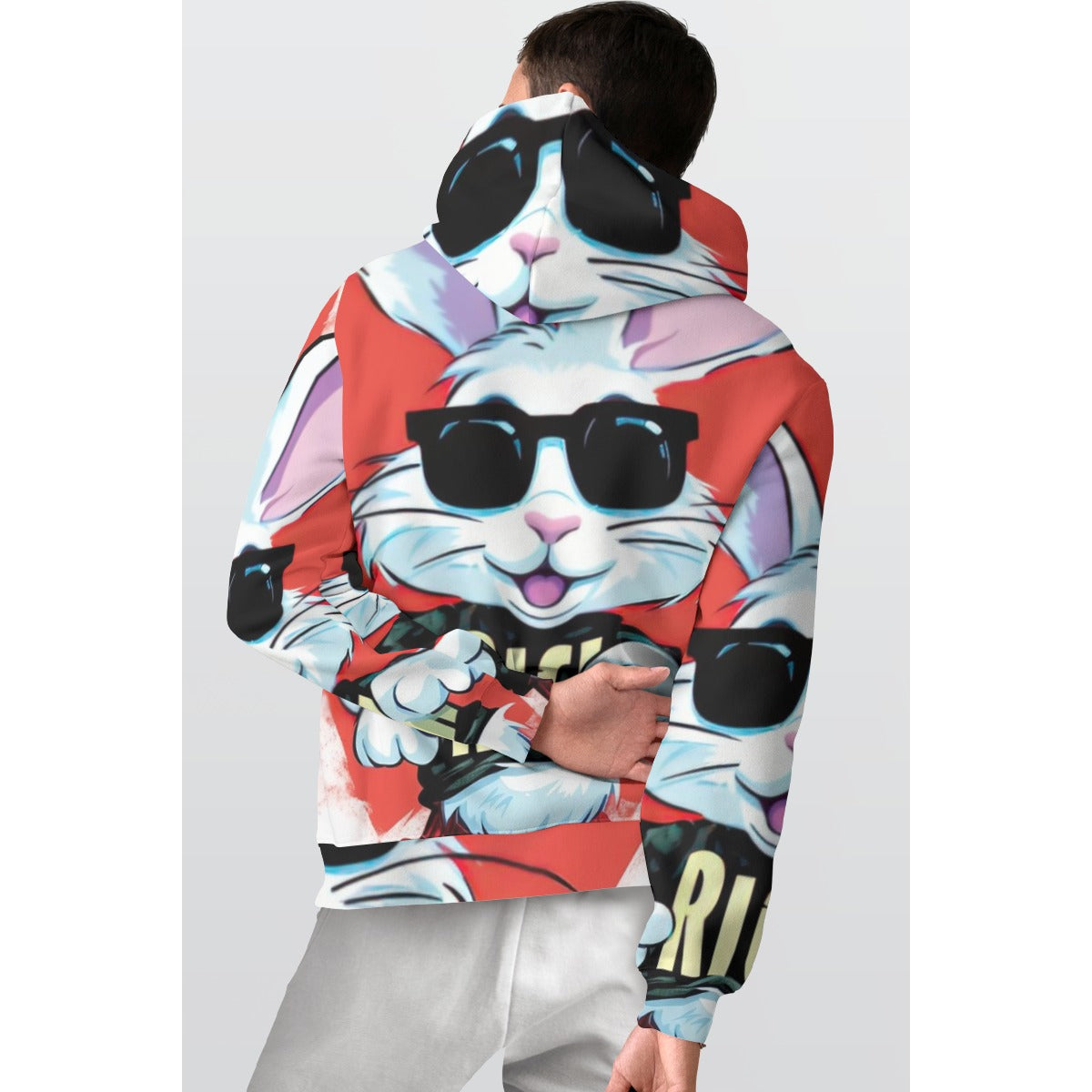 NDO Designs-All-Over Print Men's Thicken Pullover Hoodie
