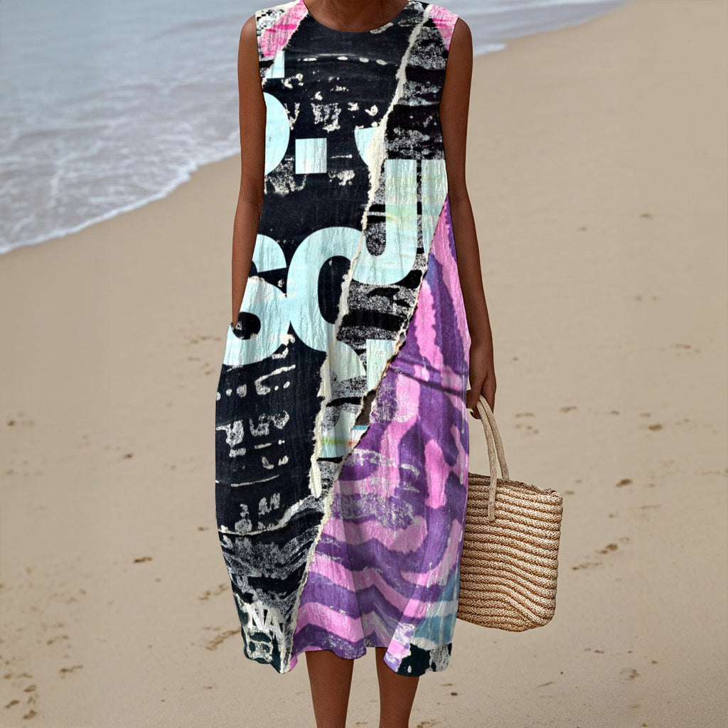 NDO Designs All-Over Print Women's Sleeveless Dress|