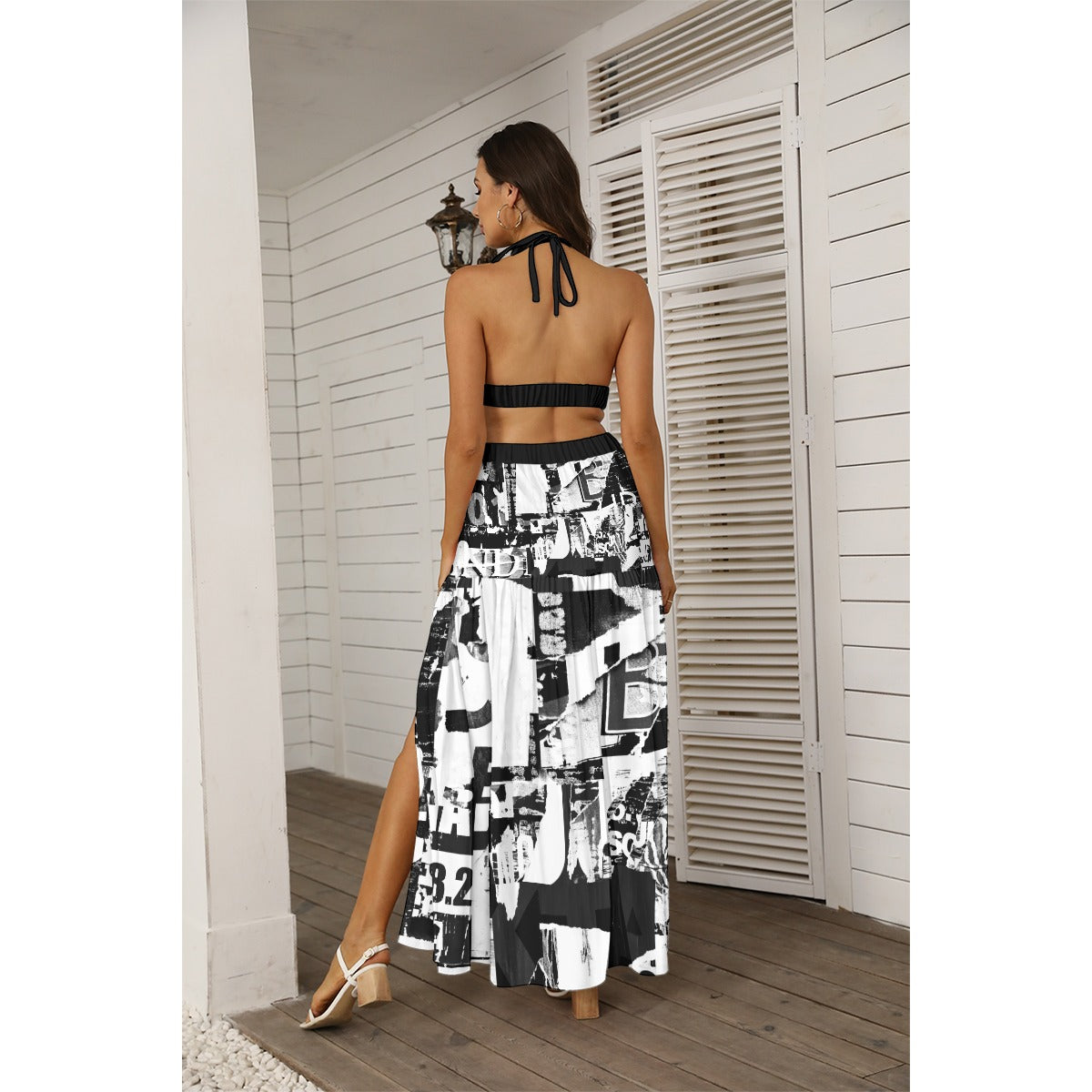 NDO Designs - Women's Tie Back Wrap Dress