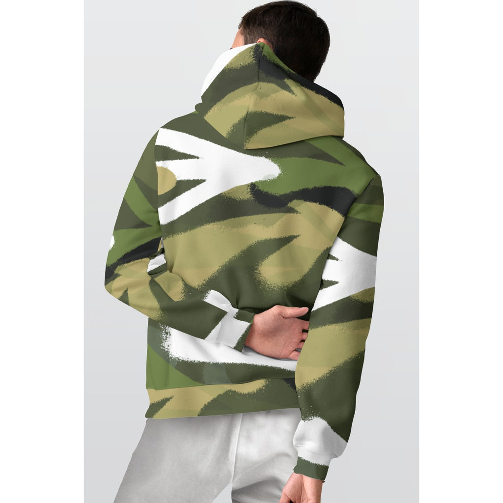 NDO Deisngs-All-Over Print Men's Thicken Pullover Hoodie