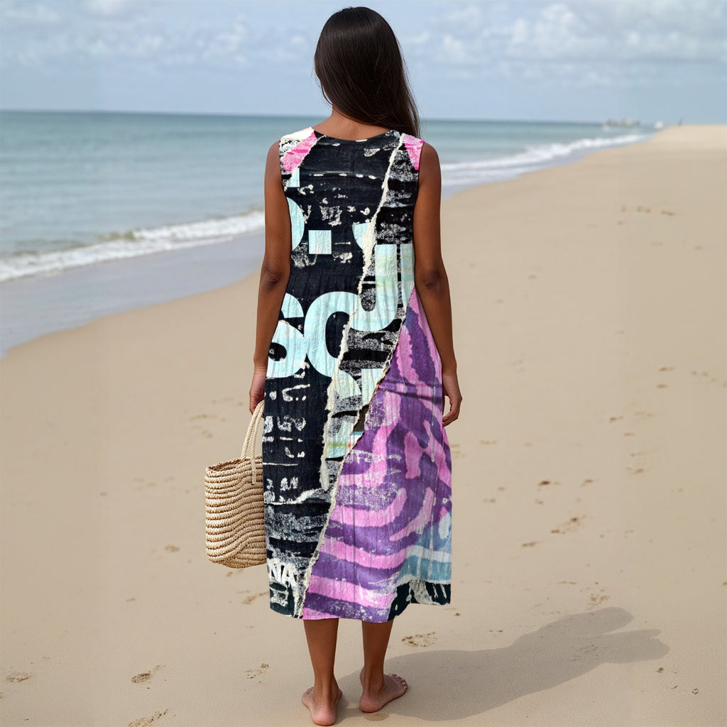 NDO Designs All-Over Print Women's Sleeveless Dress|