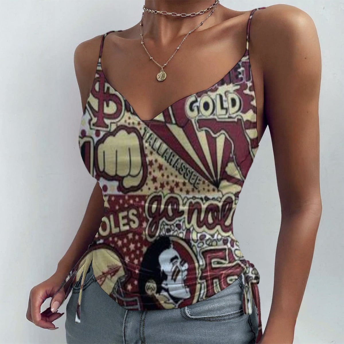 NDO-FSU-Drawstring Camisole