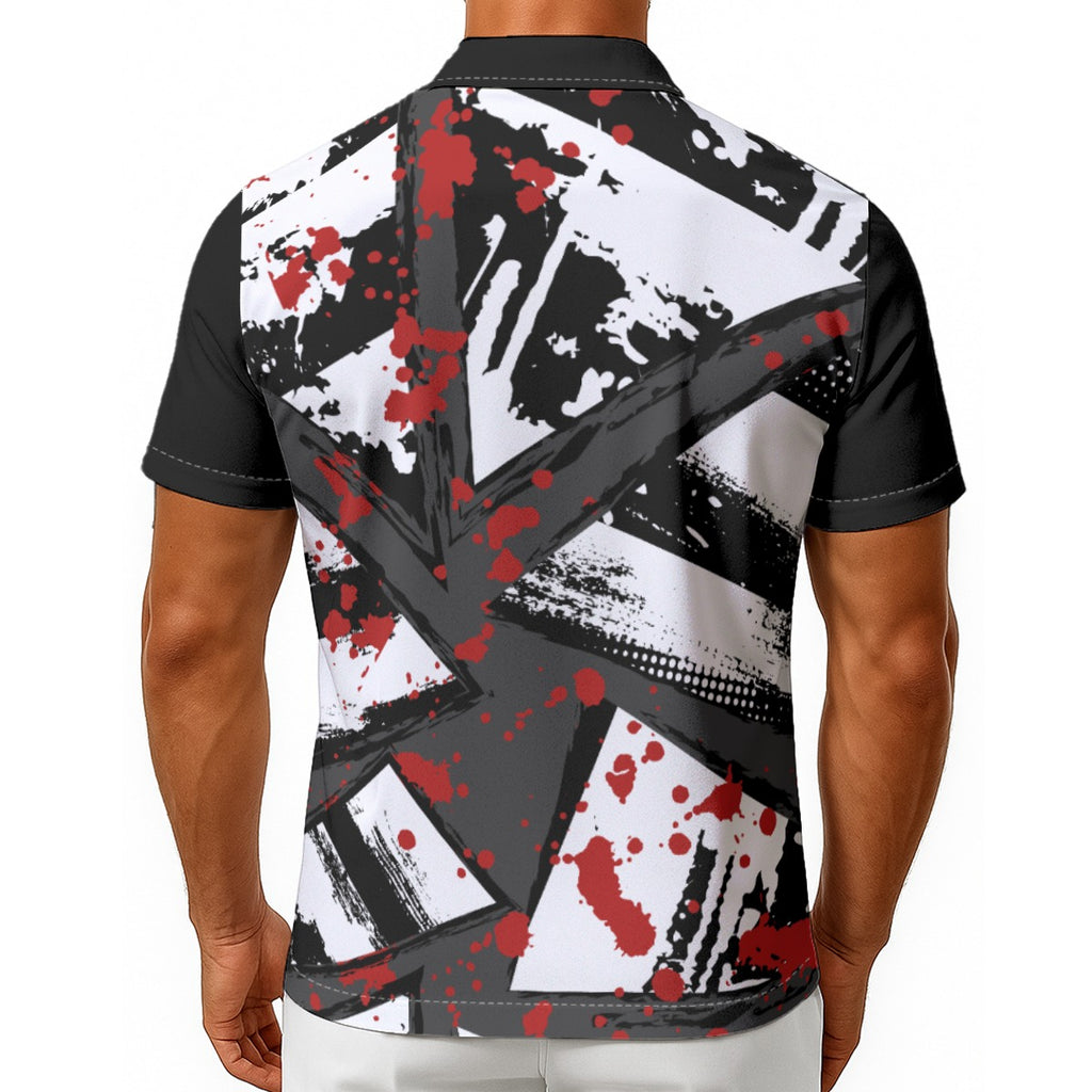 NDO Designs  Hawaiian Shirt With Button Closure