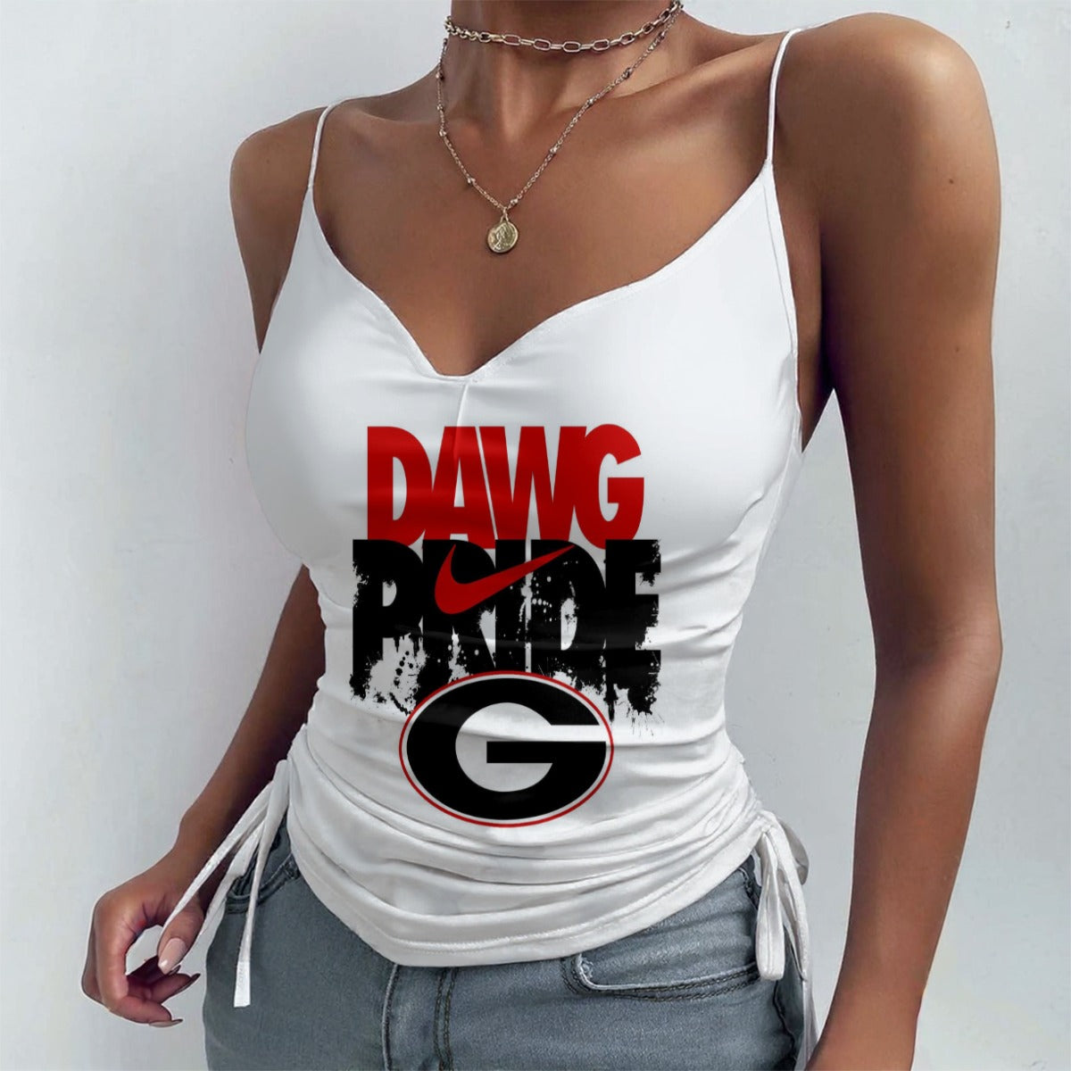 NDO- GA Bulldog Pride-Drawstring Camisole