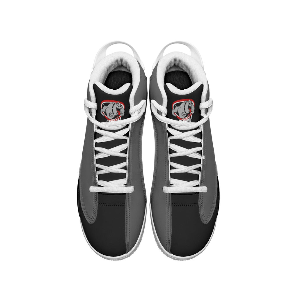 NDO Designs-GA Bulldogs--Men's Shock Absorption and Non-Slip Basketball Shoes TG1026