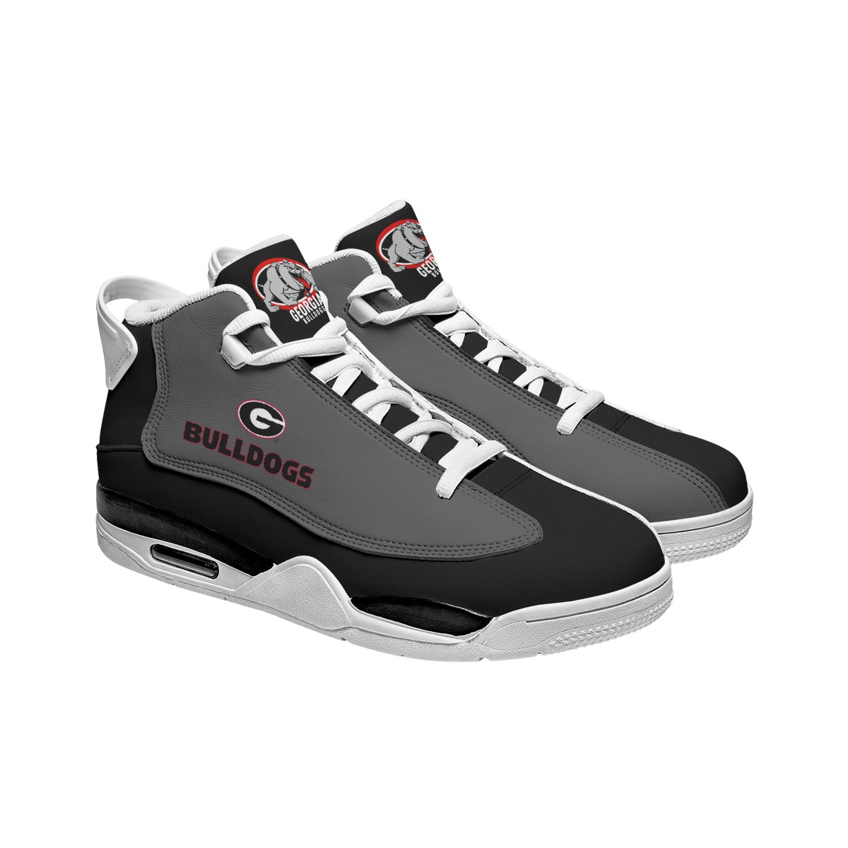 NDO Designs-GA Bulldogs--Men's Shock Absorption and Non-Slip Basketball Shoes TG1026