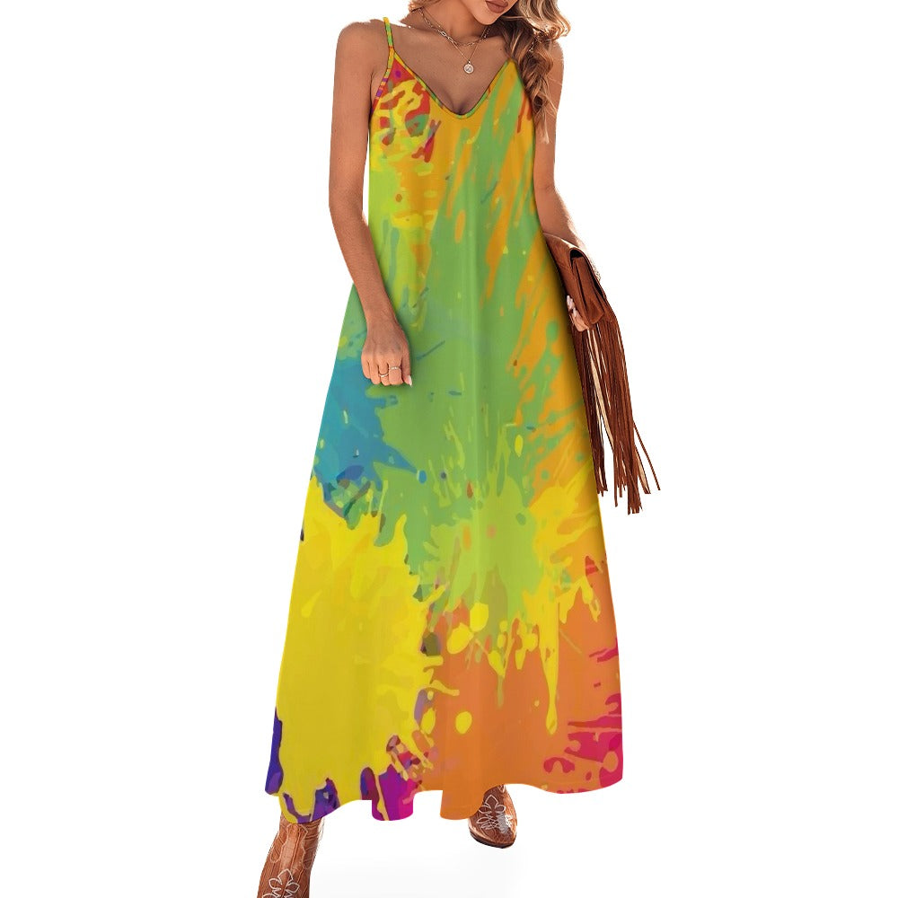 NDO Designs-Sling Ankle Long Dress