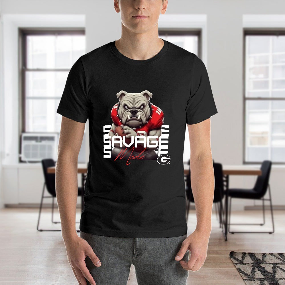 2025 GA Bulldogs Savage New 150g Men's  Short Sleeve T-shirt