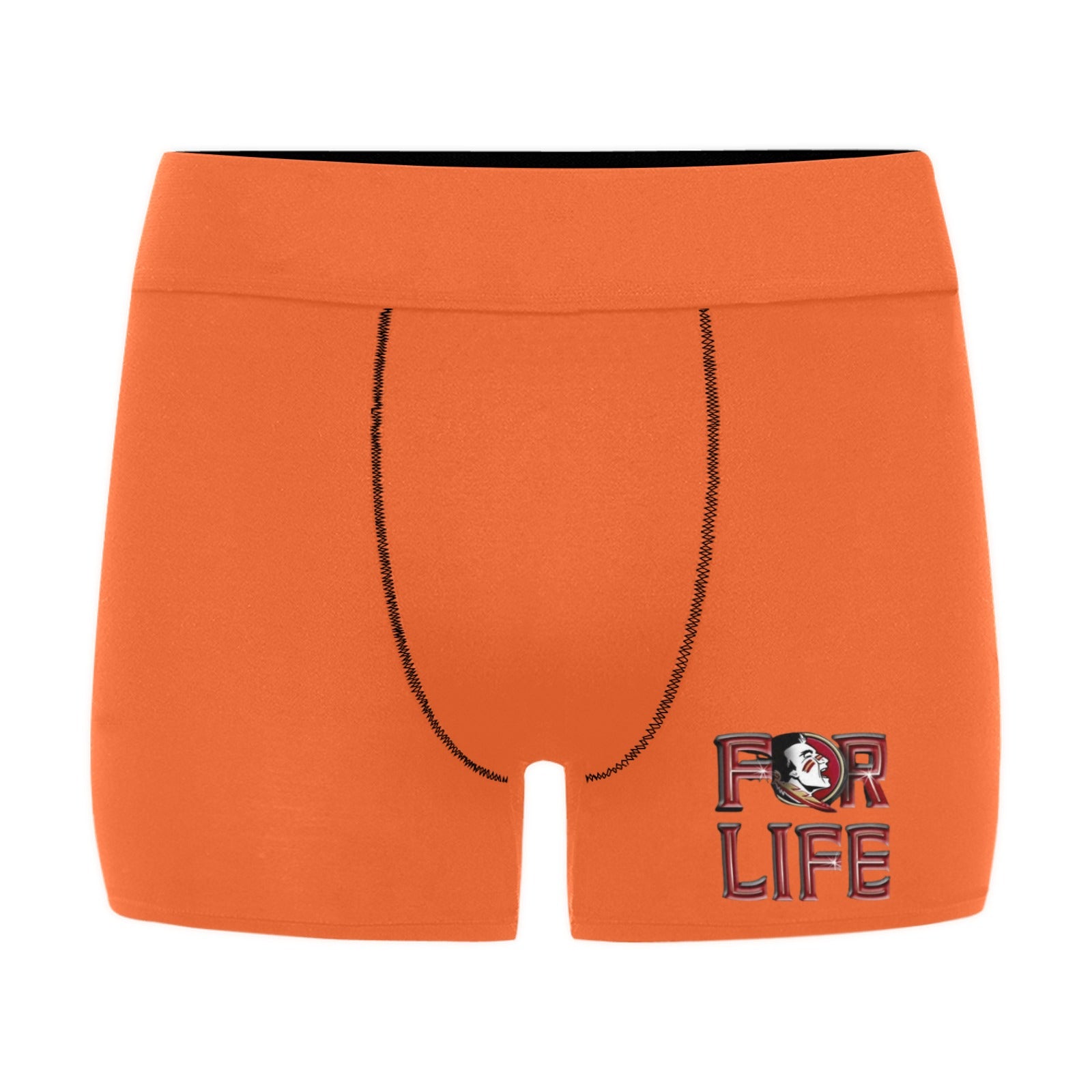 NDO Designs-FSU Football-Florida State-Men's Boxer Briefs with Custom Waistband (L10)