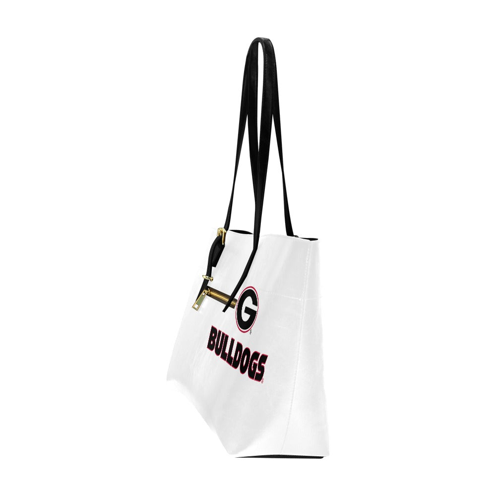 NDO Designs-GA Bulldogs-Euramerican Tote Bag (Model1656) (Large)