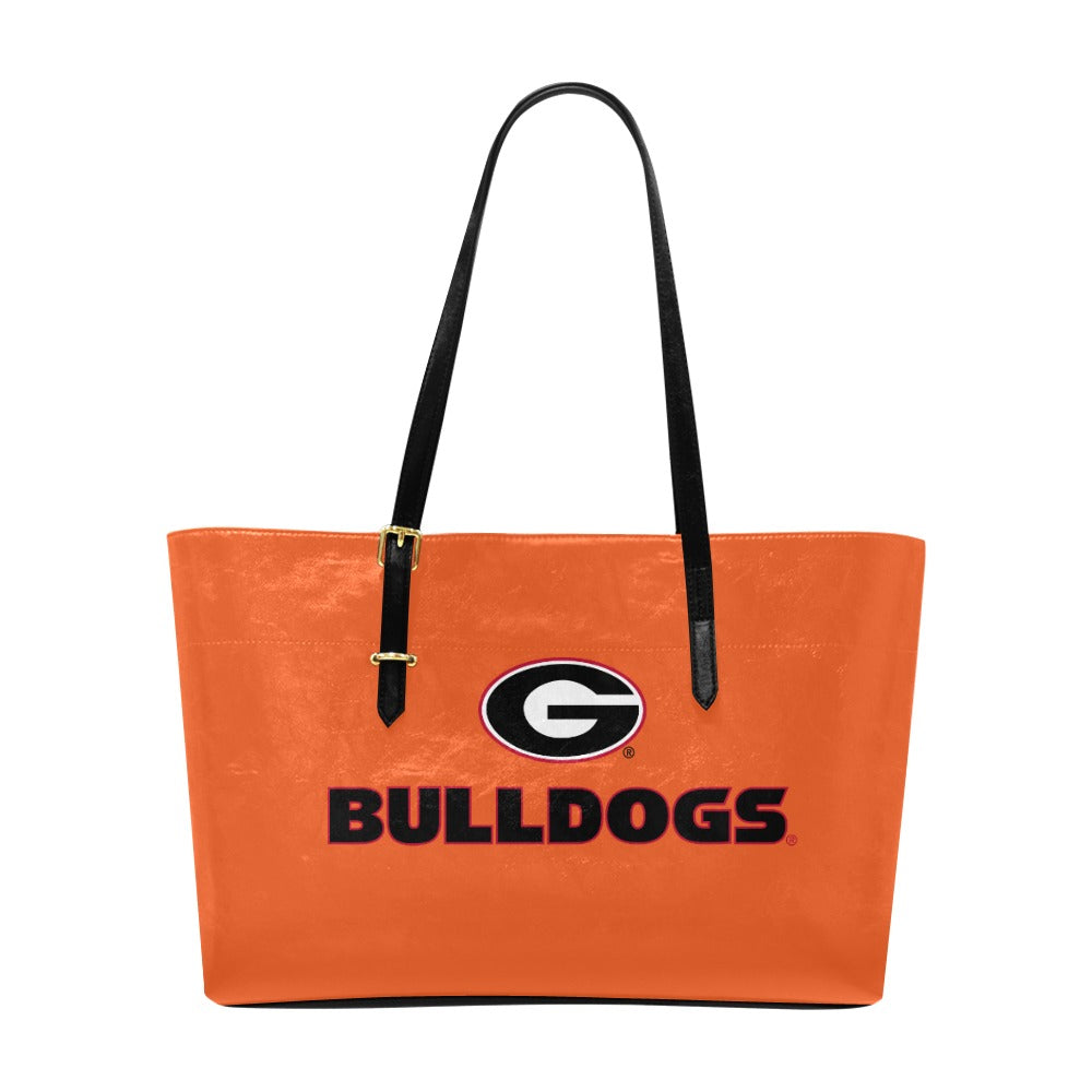 NDO Designs-GA Bulldogs-Euramerican Tote Bag (Model1656) (Large)