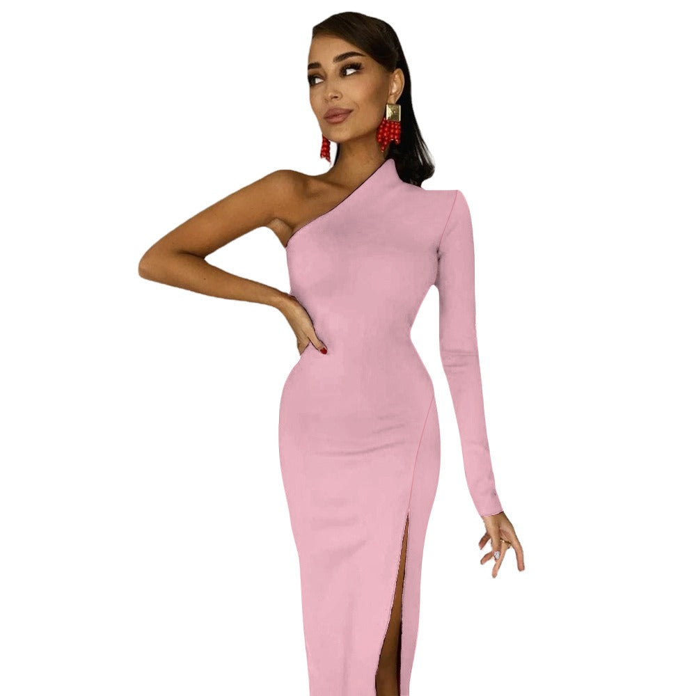 NDO Designs Half Sleeve Slit Dress