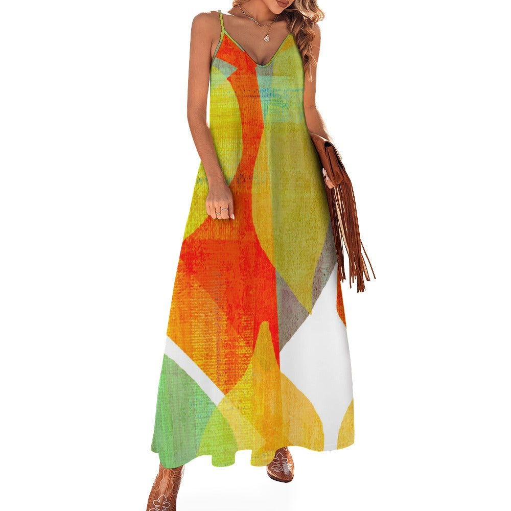 NDO Designs-Sling Ankle Long Dress