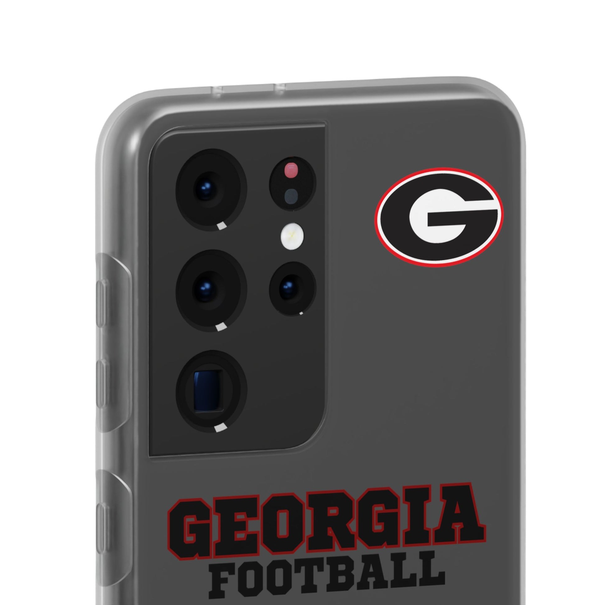 Bulldog Flexi Case for Georgia Fans, Sports Phone Cover, Football Gift, Personalized Phone Case, Pet Lovers Accessory