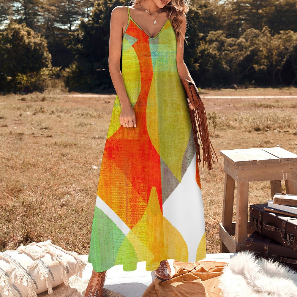 NDO Designs-Sling Ankle Long Dress