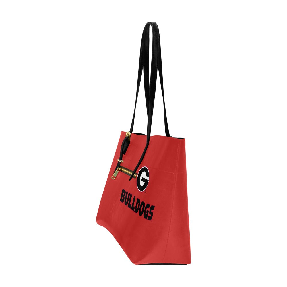 NDO Designs-GA Bulldogs-Euramerican Tote Bag (Model1656) (Large)