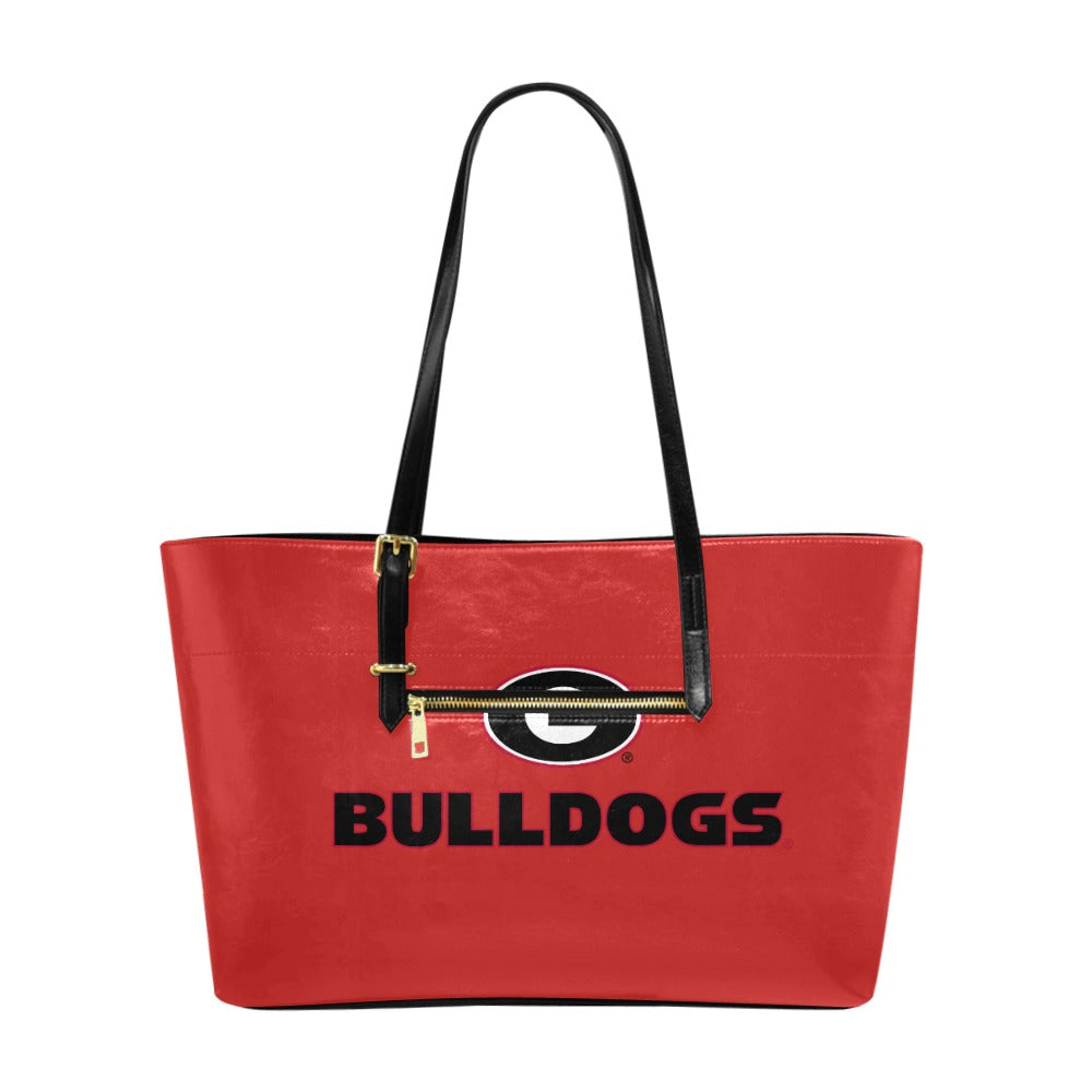 NDO Designs-GA Bulldogs-Euramerican Tote Bag (Model1656) (Large)