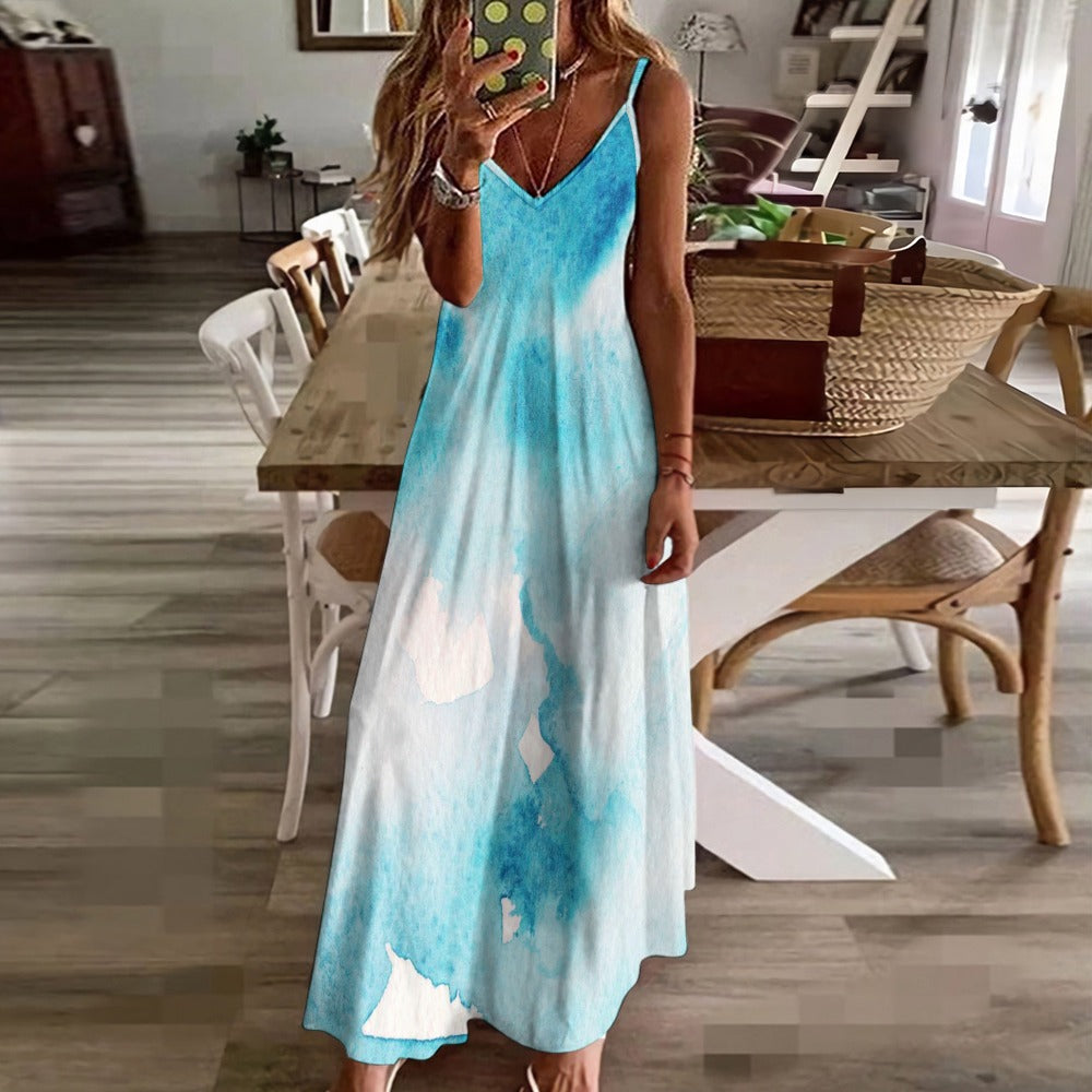 NDO Designs-Sling Ankle Long Dress