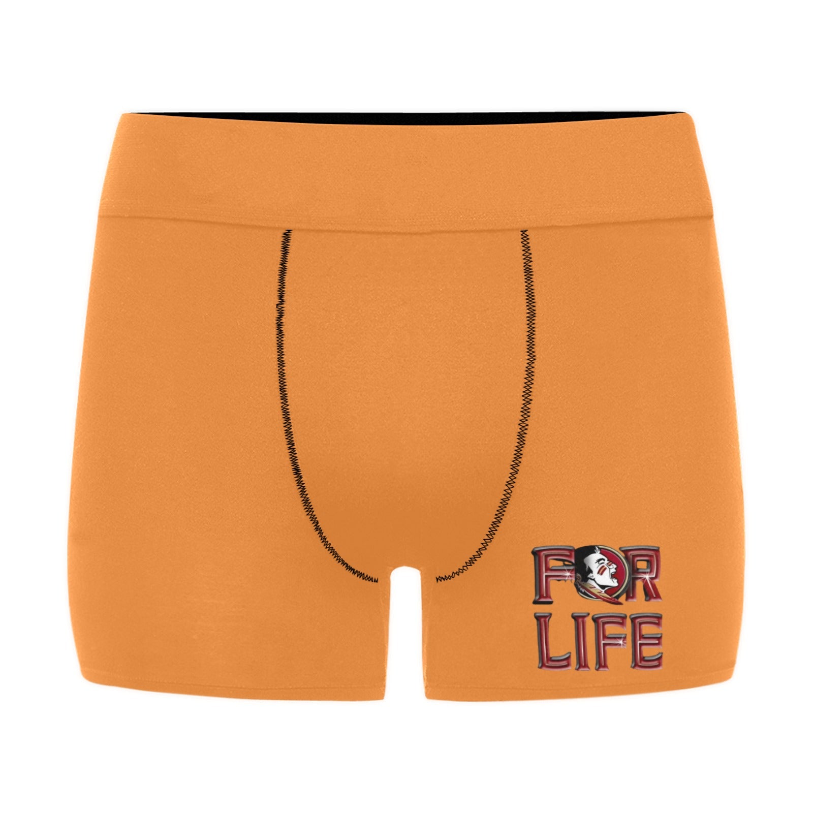 NDO Designs-FSU Football-Florida State-Men's Boxer Briefs with Custom Waistband (L10)