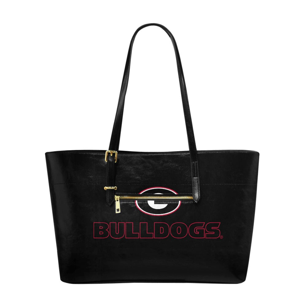 NDO Designs-GA Bulldogs-Euramerican Tote Bag (Model1656) (Large)