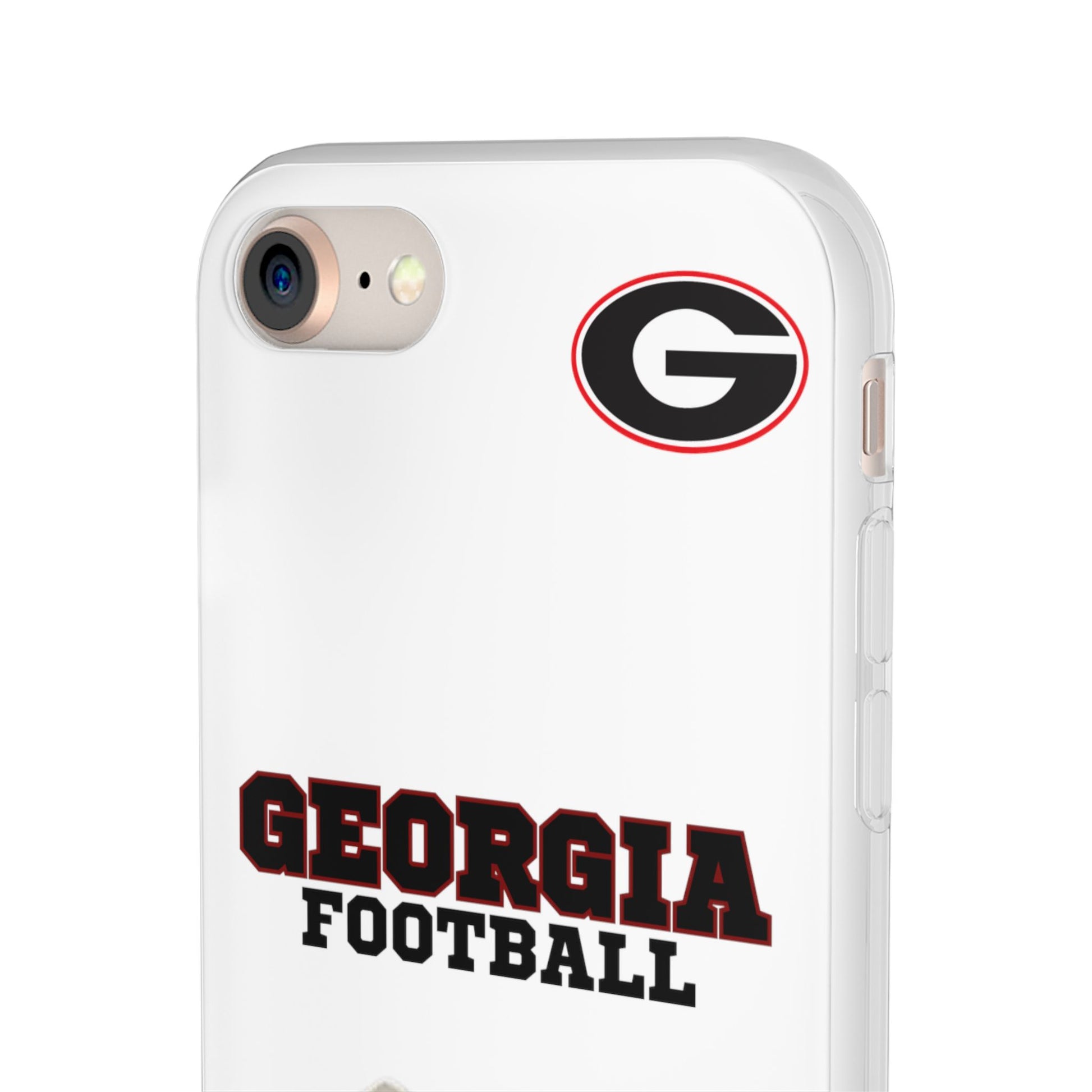 Bulldog Flexi Case for Georgia Fans, Sports Phone Cover, Football Gift, Personalized Phone Case, Pet Lovers Accessory
