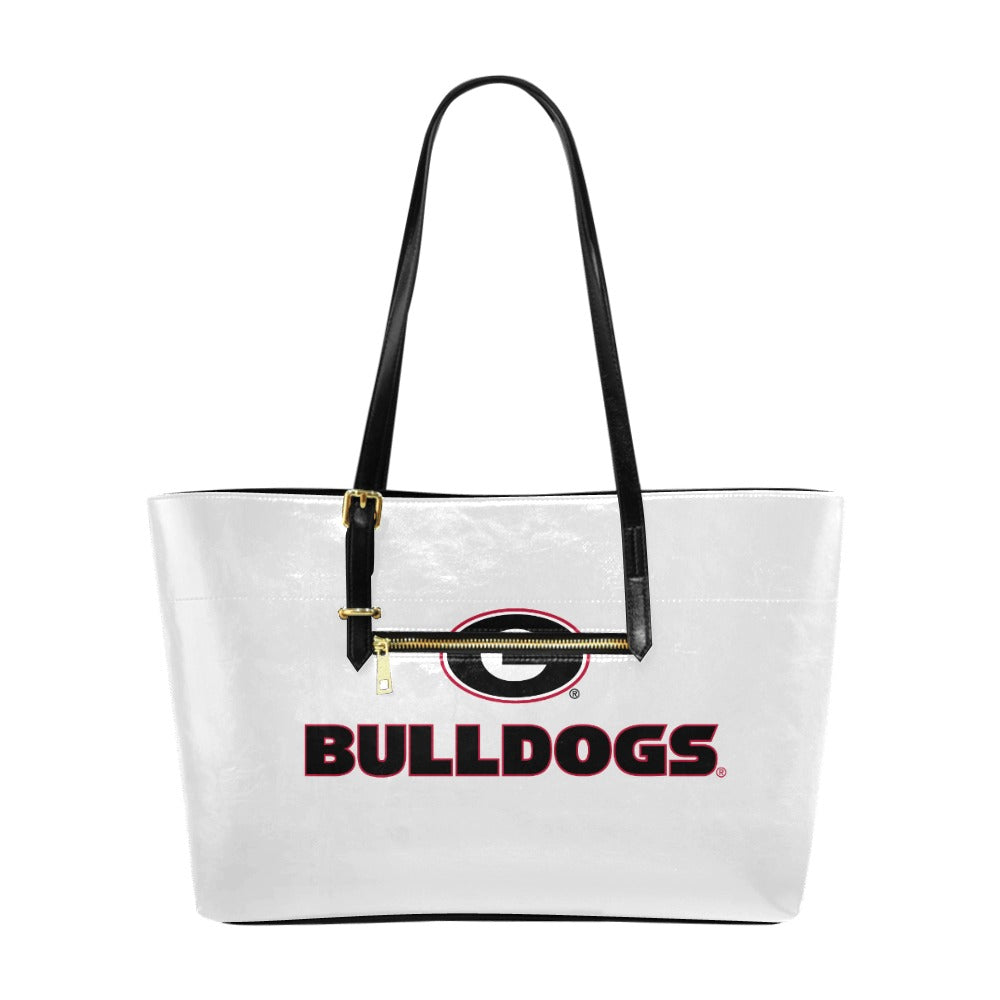 NDO Designs-GA Bulldogs-Euramerican Tote Bag (Model1656) (Large)