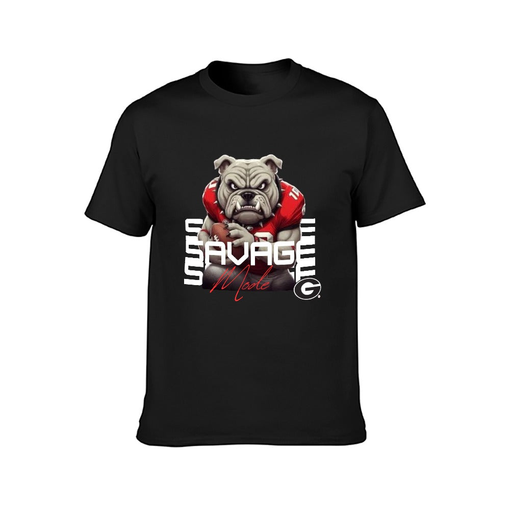 2025 GA Bulldogs Savage New 150g Men's  Short Sleeve T-shirt