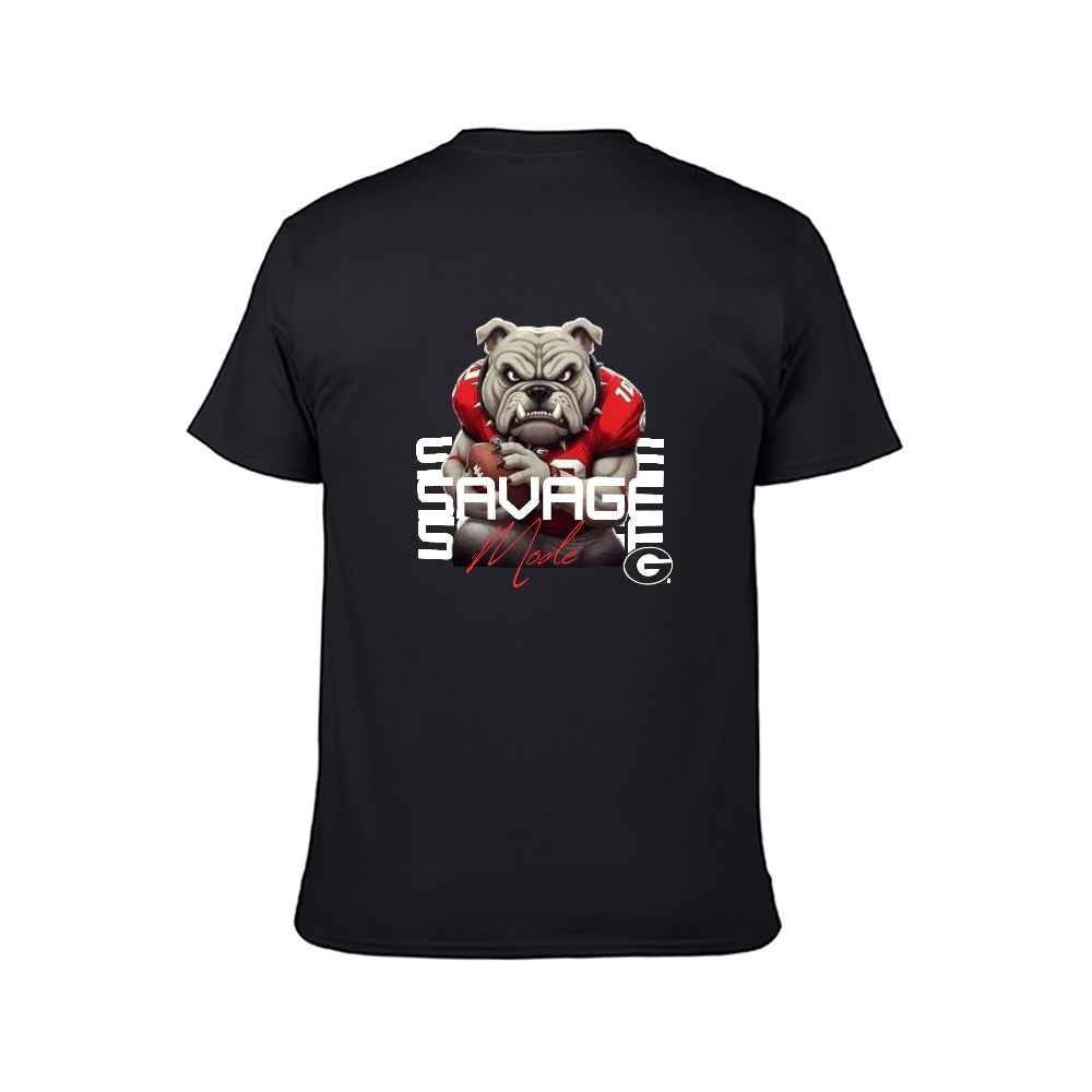 2025 GA Bulldogs Savage New 150g Men's  Short Sleeve T-shirt