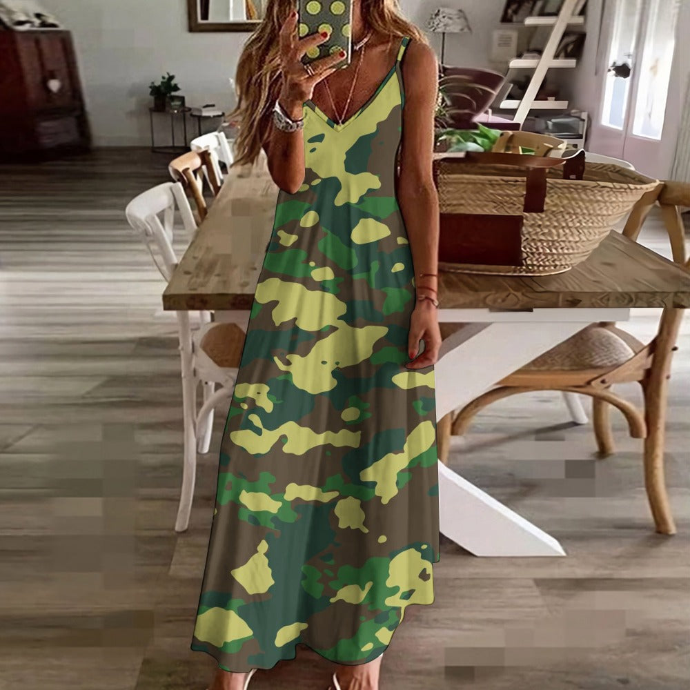 NDO Designs-Sling Ankle Long Dress