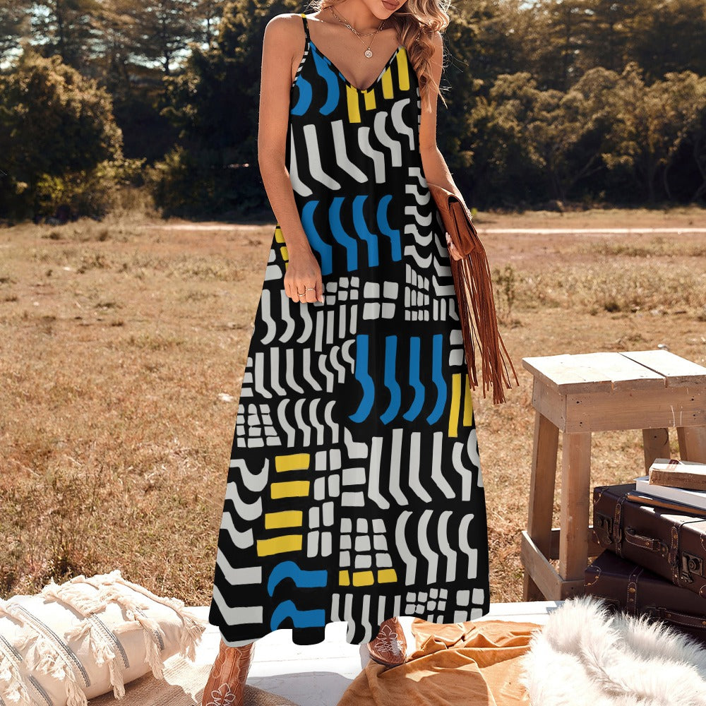 NDO Designs-Sling Ankle Long Dress