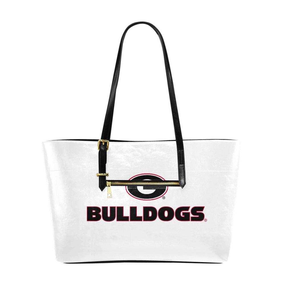 NDO Designs-GA Bulldogs-Euramerican Tote Bag (Model1656) (Large)