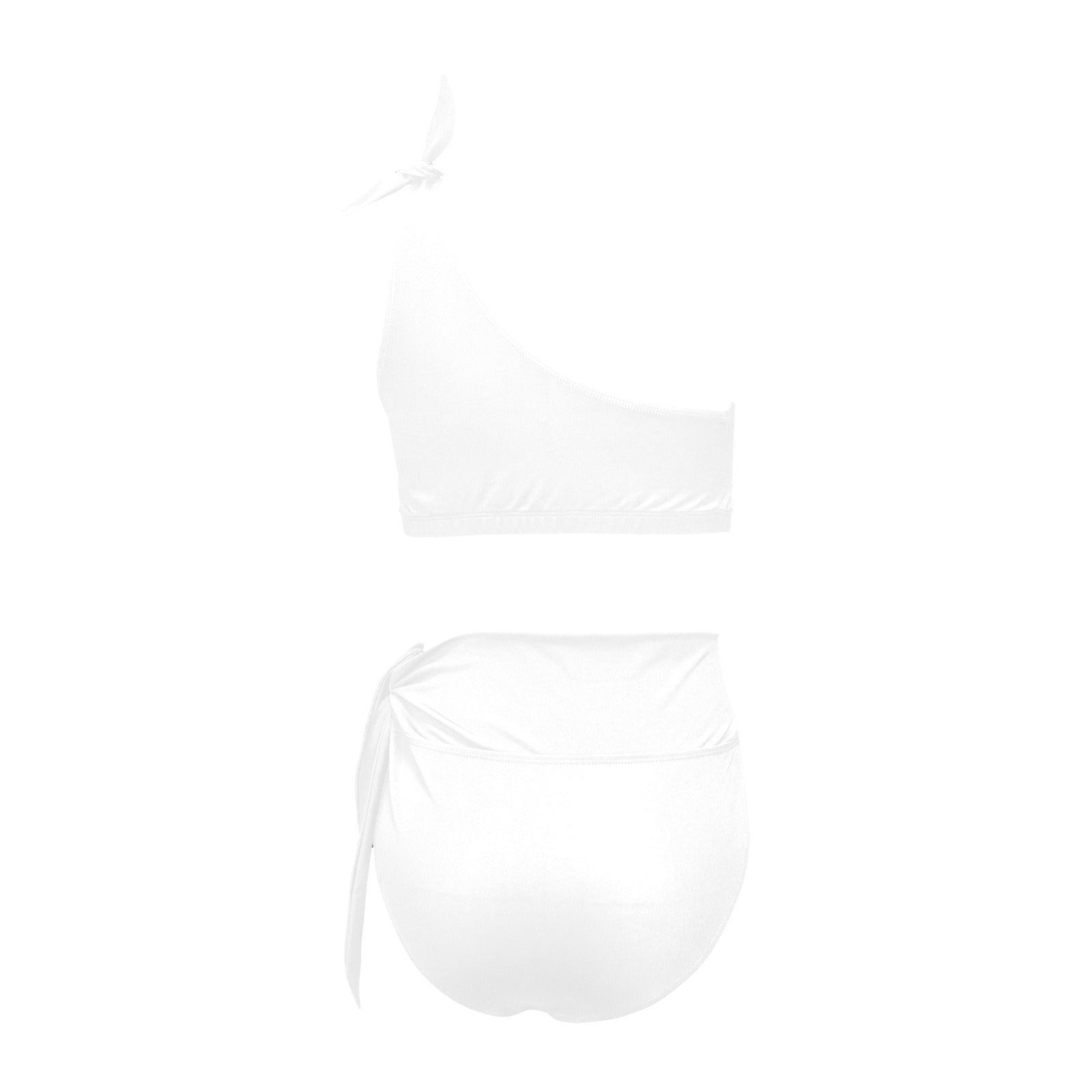 NDO Designs GA Bulldogs-High Waisted One Shoulder Bikini Set (S16)